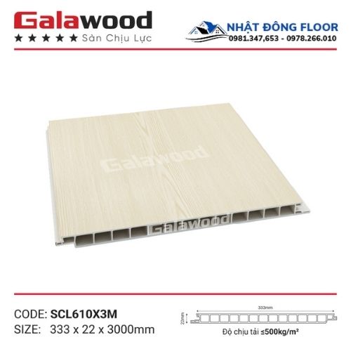 Sàn Chịu Lực Galawood 500kg/m2 SCL-610
