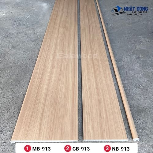 Mặt Bậc Cầu Thang Nhựa Giả Gỗ Galawood MB-913