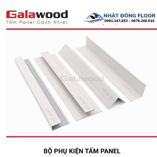 Tấm Ốp Panel Cách Nhiệt Galawood 7 Sóng Trắng PN7S-01