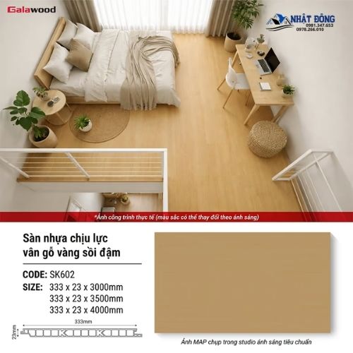 Sàn Chịu Lực Galawood Chịu Tải 800Kg/M2 SK-602