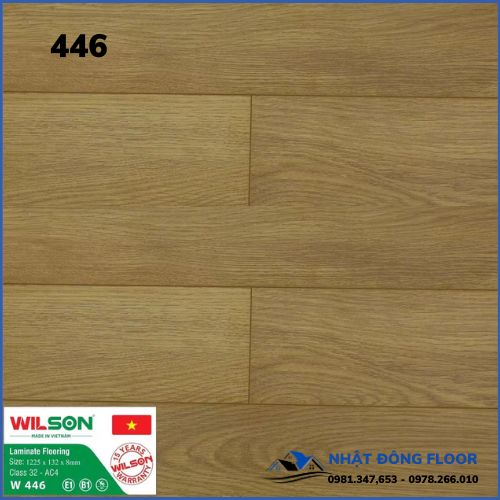 Sàn Gỗ Công Nghiệp WILSON W446 Dày 8mm